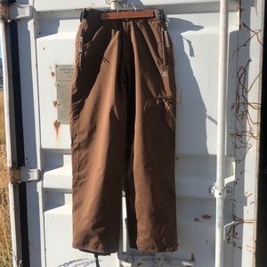Women’s Descente brown ski/snowboard pants!